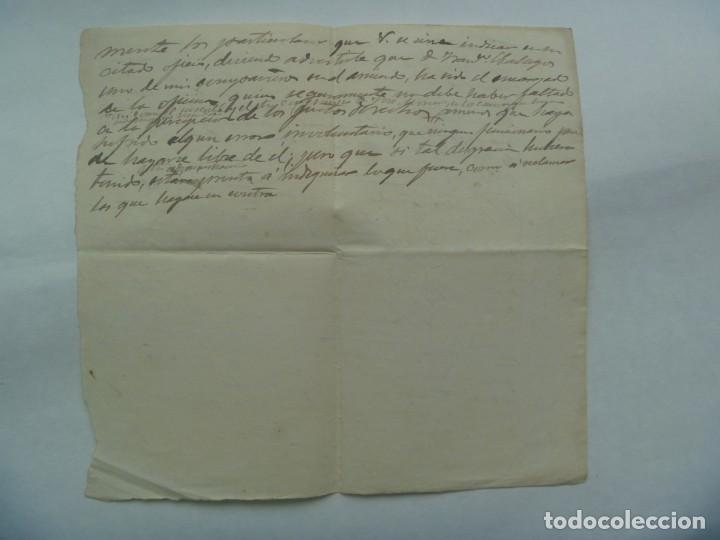Manuscritos antiguos: CARTA MANUSCRITA DEL SIGLO XIX - Foto 2