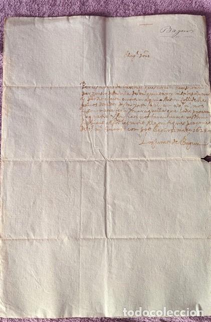 Manuscritos antiguos: MANUSCRIT ORIGINAL DE LA VILA DE BAGUR 1625 - Foto 1