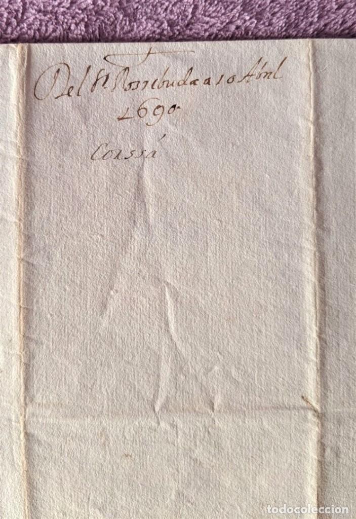 Manuscritos antiguos: MANUSCRIT ORIGINAL DE COR&Ccedil;A 1690 - Foto 2