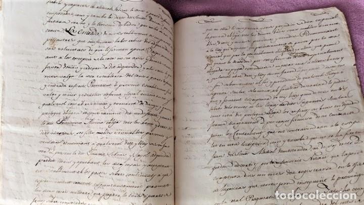 Manuscritos antiguos: DOCUMENT ORIGINAL DE SABADELL 1823 FRANCISCO ALSINA Y PONS, 3 SEGELLS - Foto 3