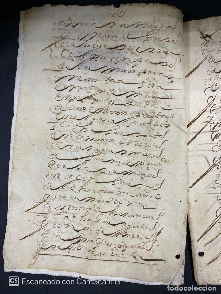 Manuscritos antiguos: &Eacute;CIJA, 1666. DOCUMENTO DE VENTA DE TIERRA. LEER. - Foto 3
