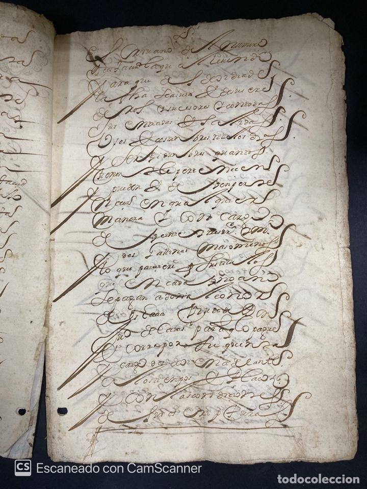 Manuscritos antiguos: &Eacute;CIJA, 1666. DOCUMENTO DE VENTA DE TIERRA. LEER. - Foto 4