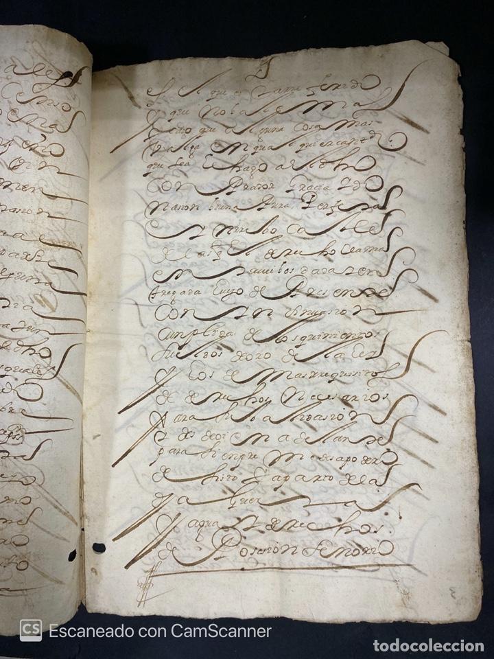 Manuscritos antiguos: &Eacute;CIJA, 1666. DOCUMENTO DE VENTA DE TIERRA. LEER. - Foto 6