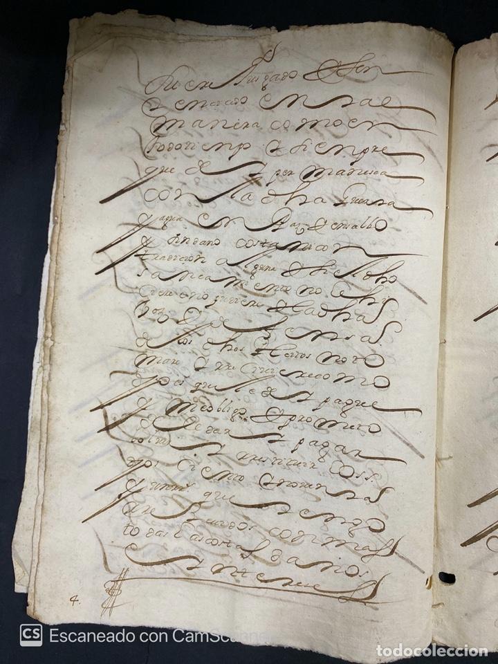 Manuscritos antiguos: &Eacute;CIJA, 1666. DOCUMENTO DE VENTA DE TIERRA. LEER. - Foto 9