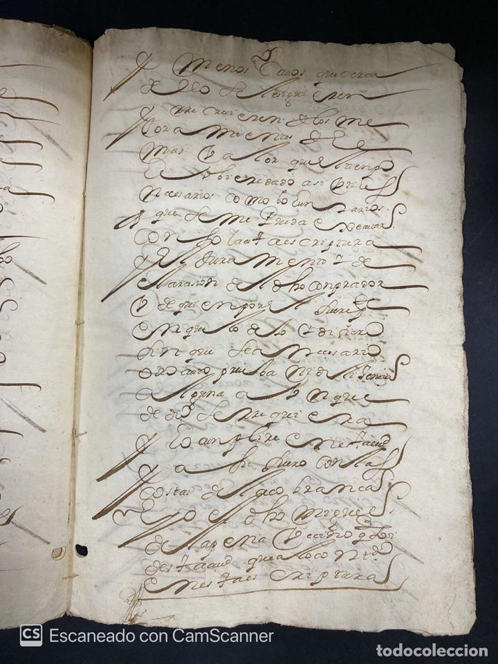Manuscritos antiguos: &Eacute;CIJA, 1666. DOCUMENTO DE VENTA DE TIERRA. LEER. - Foto 10