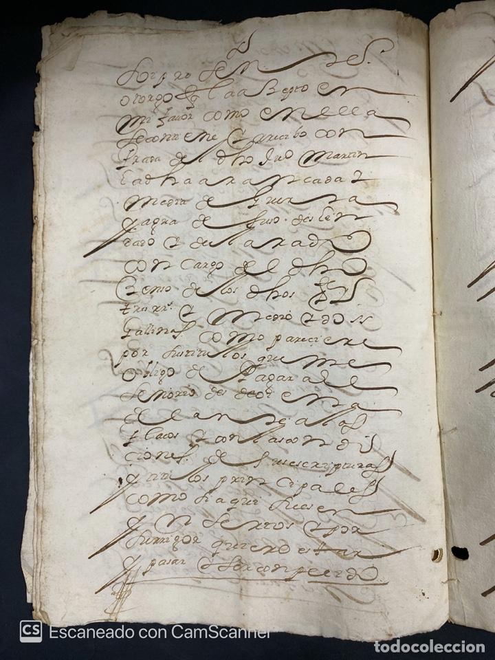 Manuscritos antiguos: &Eacute;CIJA, 1666. DOCUMENTO DE VENTA DE TIERRA. LEER. - Foto 11