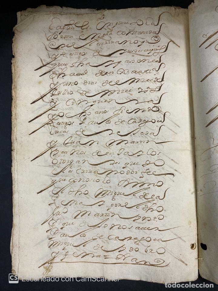 Manuscritos antiguos: &Eacute;CIJA, 1666. DOCUMENTO DE VENTA DE TIERRA. LEER. - Foto 13