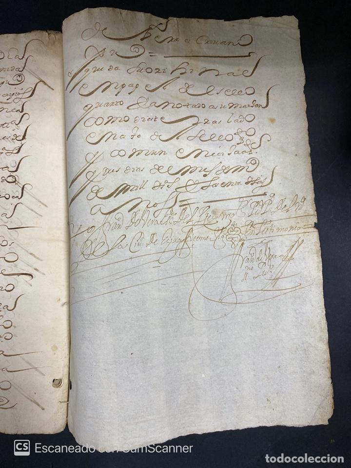 Manuscritos antiguos: &Eacute;CIJA, 1666. DOCUMENTO DE VENTA DE TIERRA. LEER. - Foto 14