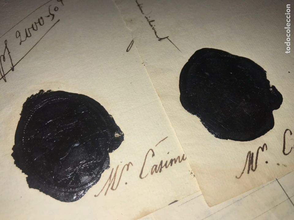 Manuscritos antiguos: FUNERAILLES MAR&Eacute;CHAL DAVOUT. CONJUNTO 15 DOCUMENTOS FUNERALES DEL MARISCAL. 1823 - Foto 5