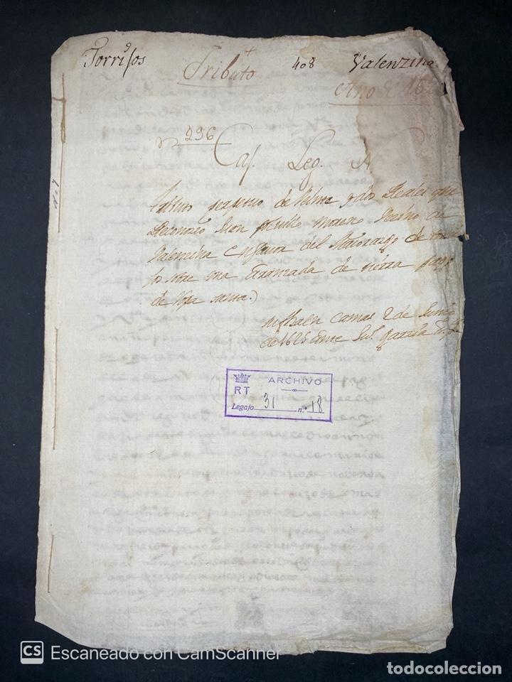 Manuscritos antiguos: VALENCINA DE LA CONCEPCION, 1625. DOCUMENTO DE CENSO ENFITEUTICO. LEER. - Foto 1