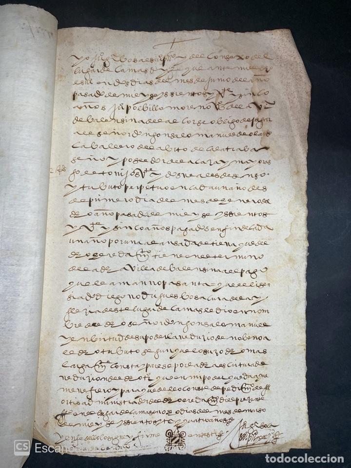 Manuscritos antiguos: VALENCINA DE LA CONCEPCION, 1625. DOCUMENTO DE CENSO ENFITEUTICO. LEER. - Foto 2