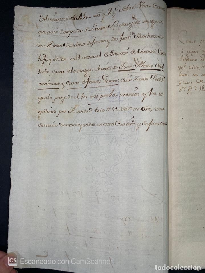 Manuscritos antiguos: &Eacute;CIJA, 1544. CENSO ENFITEUTICO. LEER - Foto 2