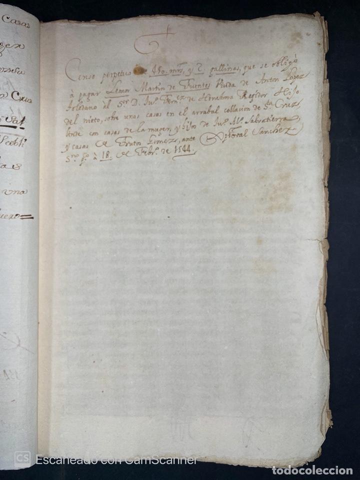 Manuscritos antiguos: &Eacute;CIJA, 1544. CENSO ENFITEUTICO. LEER - Foto 3