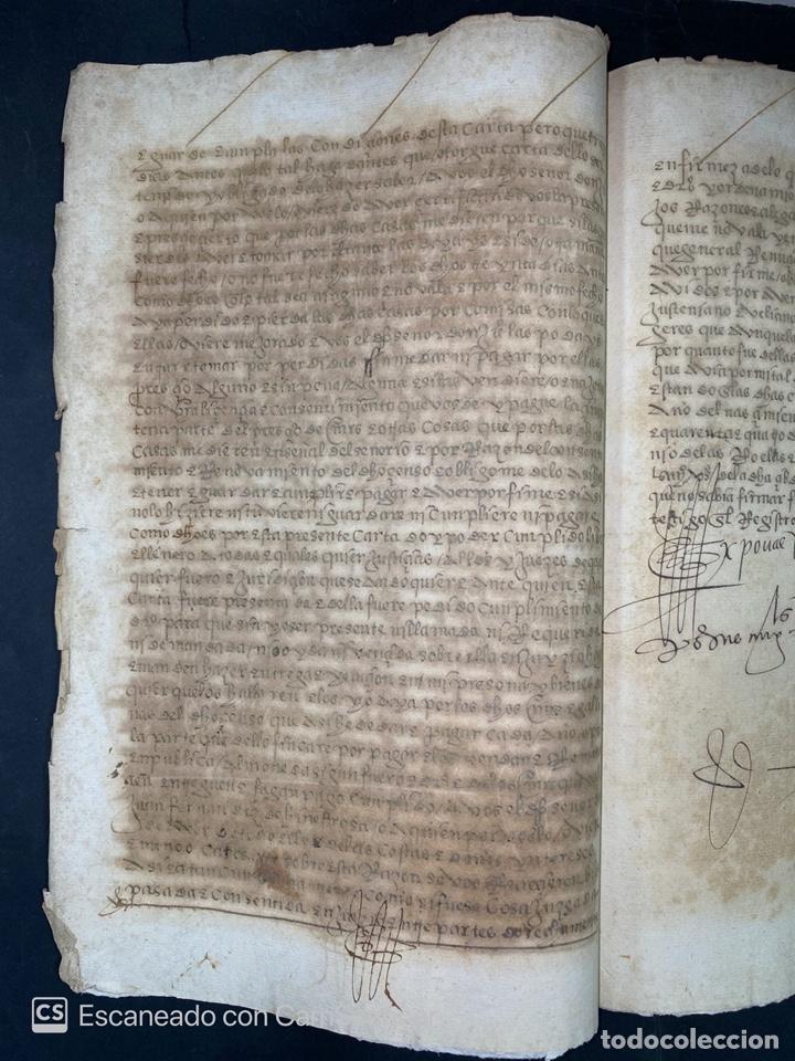 Manuscritos antiguos: &Eacute;CIJA, 1544. CENSO ENFITEUTICO. LEER - Foto 5