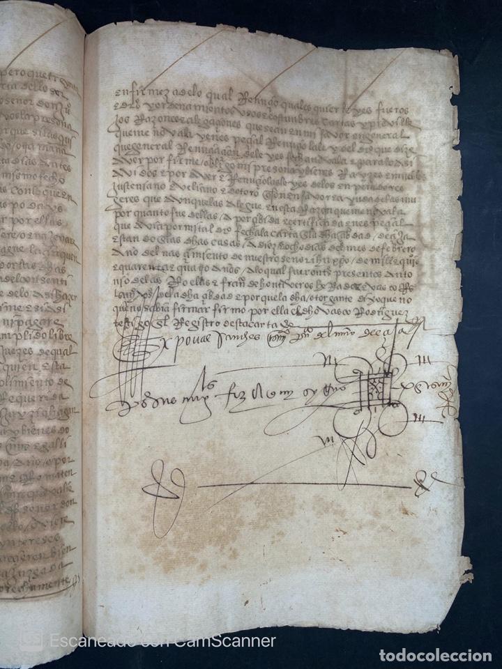 Manuscritos antiguos: &Eacute;CIJA, 1544. CENSO ENFITEUTICO. LEER - Foto 6