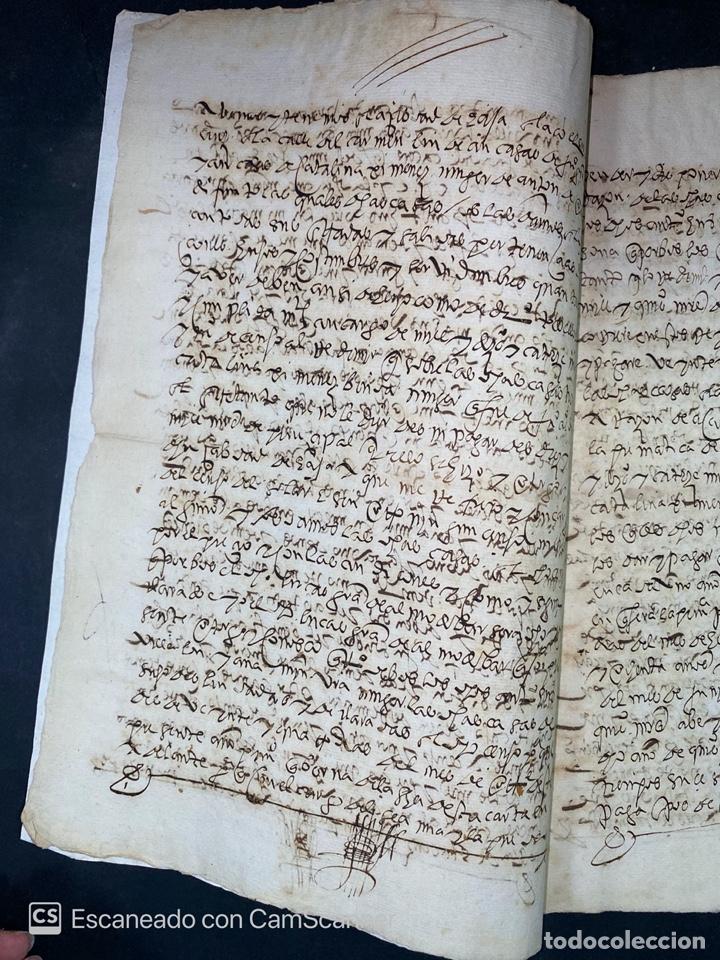 Manuscritos antiguos: GUADALCAZAR, 1579. DACION DE PAGO. LEER - Foto 3