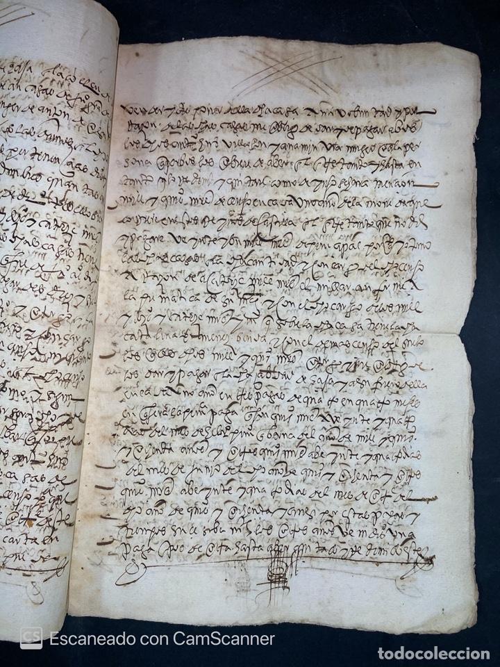 Manuscritos antiguos: GUADALCAZAR, 1579. DACION DE PAGO. LEER - Foto 4