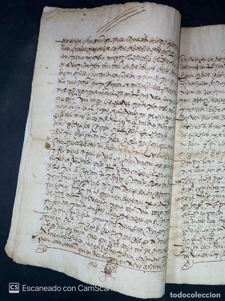 Manuscritos antiguos: GUADALCAZAR, 1579. DACION DE PAGO. LEER - Foto 5