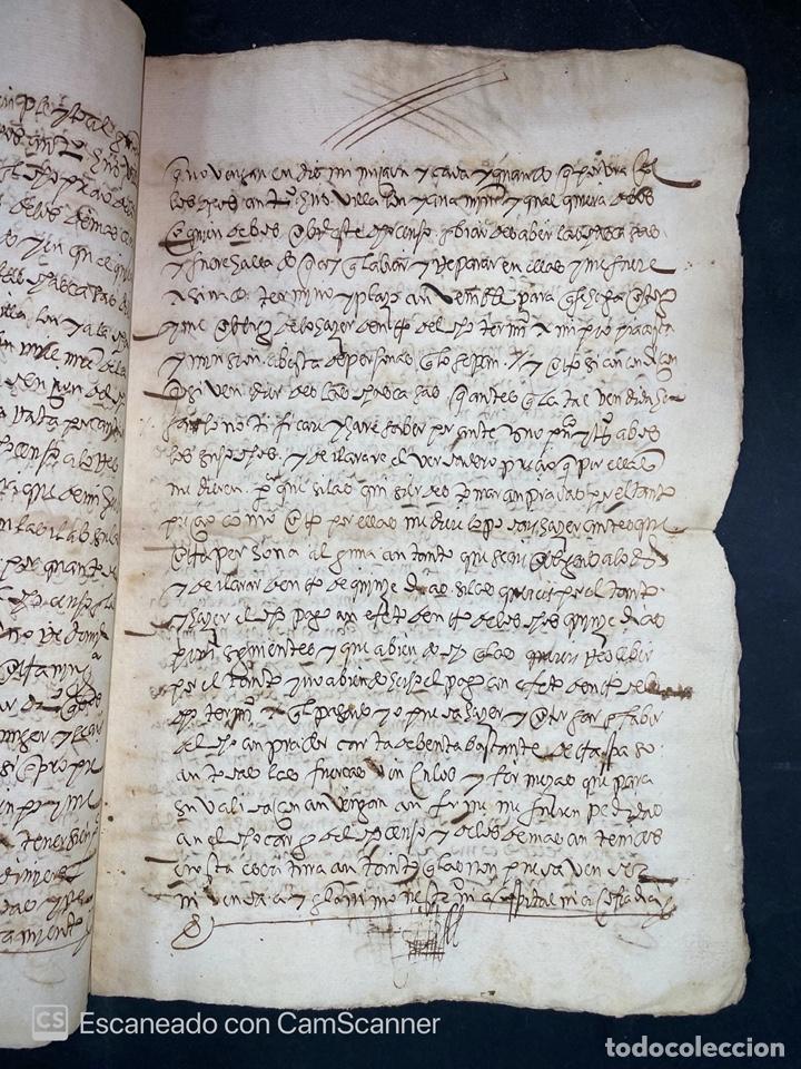 Manuscritos antiguos: GUADALCAZAR, 1579. DACION DE PAGO. LEER - Foto 6