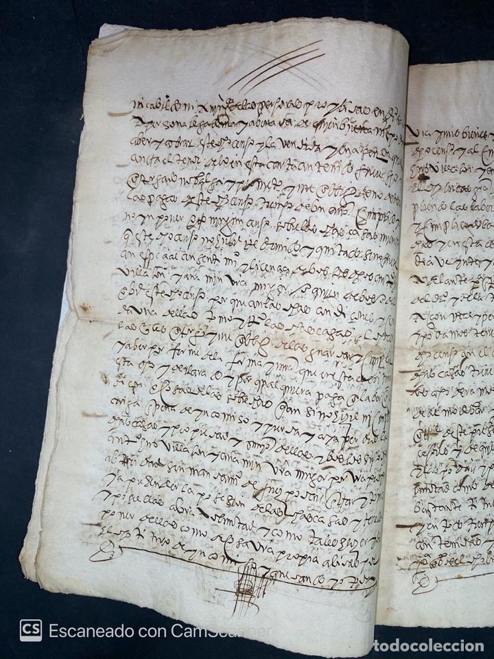 Manuscritos antiguos: GUADALCAZAR, 1579. DACION DE PAGO. LEER - Foto 7
