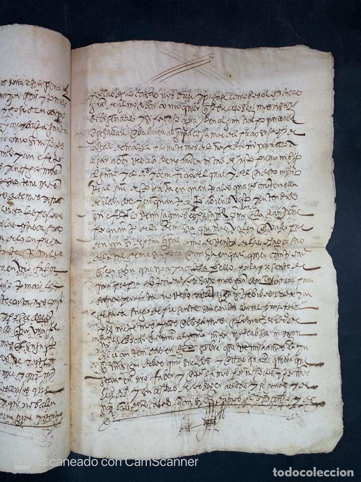Manuscritos antiguos: GUADALCAZAR, 1579. DACION DE PAGO. LEER - Foto 10