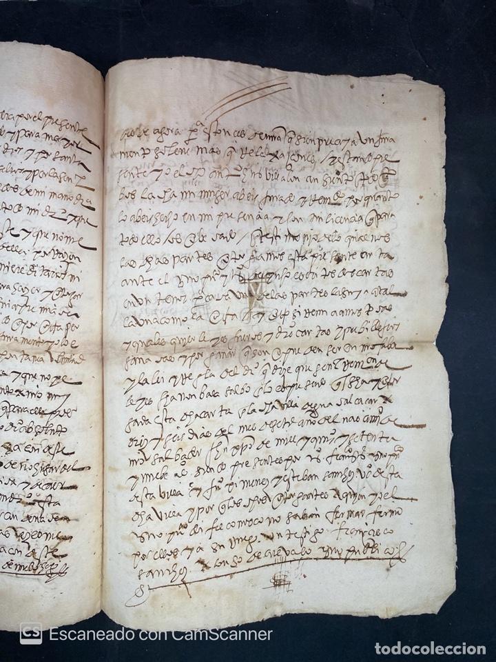 Manuscritos antiguos: GUADALCAZAR, 1579. DACION DE PAGO. LEER - Foto 14