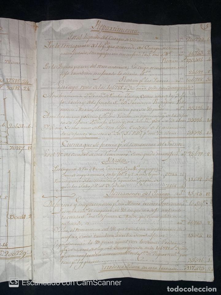 Manuscritos antiguos: CADIZ, 1797. TESTAMENTO. MISAS. FRANCISCA DE PAULA ISSASI. LEER - Foto 6 - 208218410