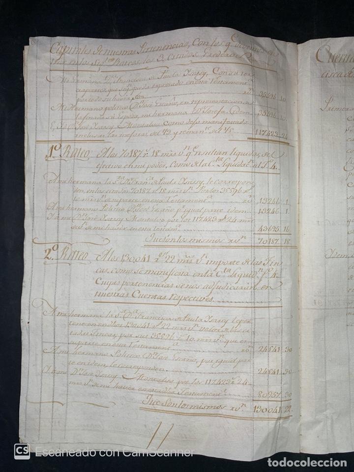 Manuscritos antiguos: CADIZ, 1797. TESTAMENTO. MISAS. FRANCISCA DE PAULA ISSASI. LEER - Foto 7 - 208218410