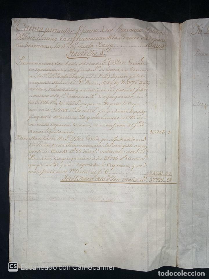 Manuscritos antiguos: CADIZ, 1797. TESTAMENTO. MISAS. FRANCISCA DE PAULA ISSASI. LEER - Foto 9 - 208218410