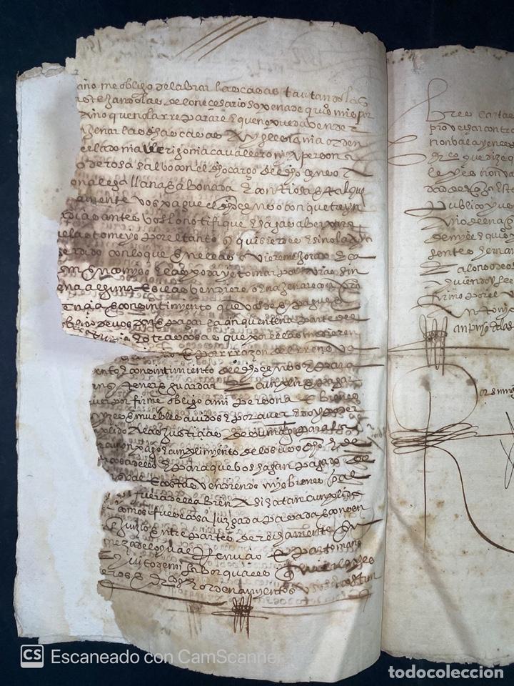 Manuscritos antiguos: &Eacute;CIJA, 1572. CENSO ENFITEUTICO. LEER - Foto 4