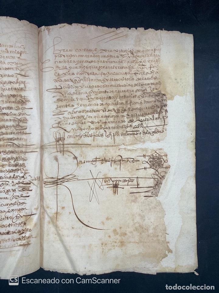 Manuscritos antiguos: &Eacute;CIJA, 1572. CENSO ENFITEUTICO. LEER - Foto 5