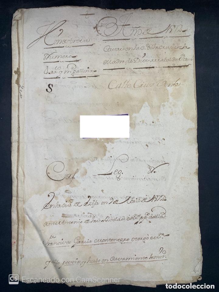 Manuscritos antiguos: &Eacute;CIJA, 1572. CENSO ENFITEUTICO. LEER - Foto 1