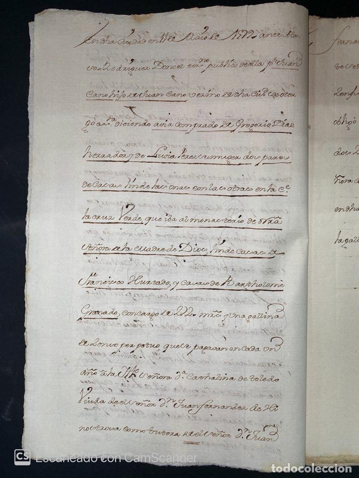 Manuscritos antiguos: &Eacute;CIJA, 1578. CENSO ENFITEUTICO. LEER - Foto 4