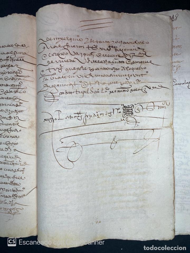 Manuscritos antiguos: &Eacute;CIJA, 1578. CENSO ENFITEUTICO. LEER - Foto 11