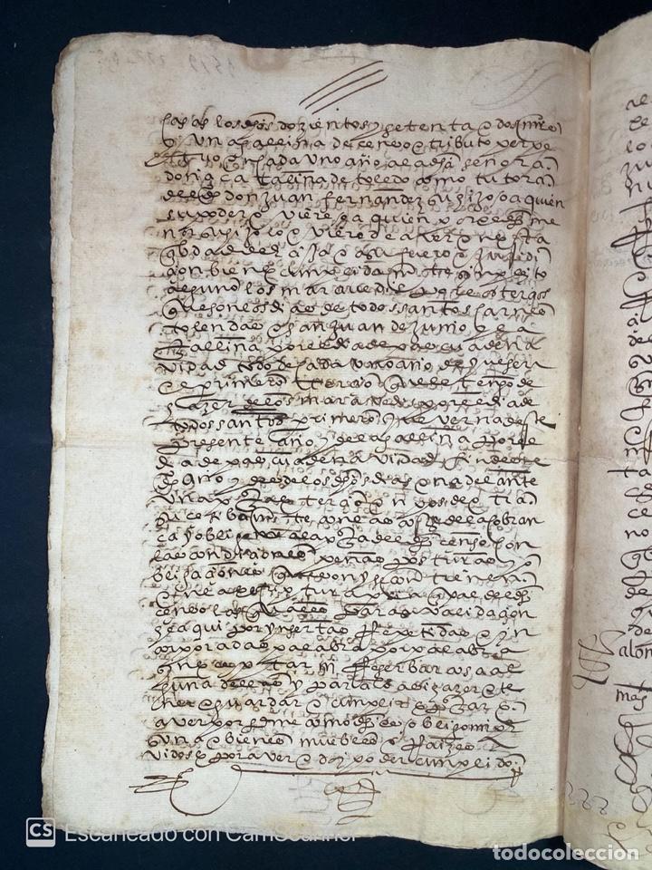 Manuscritos antiguos: &Eacute;CIJA, 1578. CENSO ENFITEUTICO. LEER - Foto 13