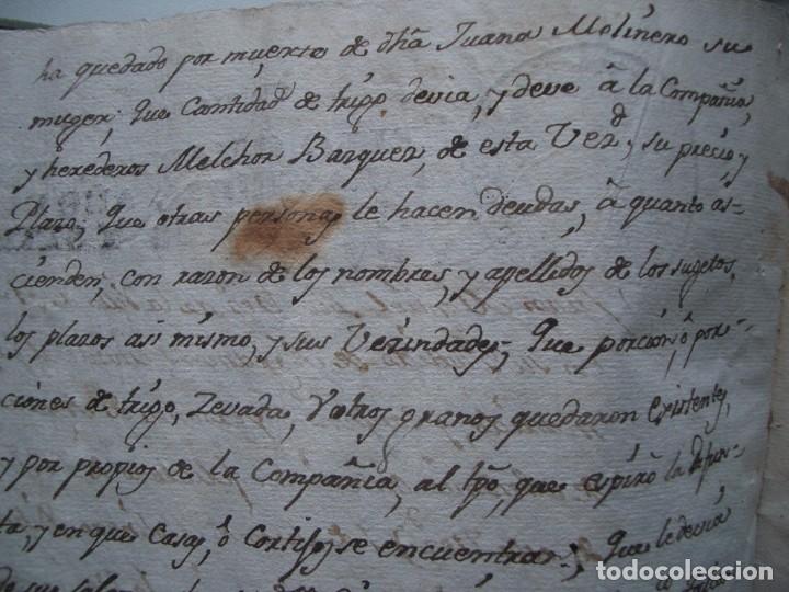 Manuscritos antiguos: Documento manuscrito de1779 referente a Hell&iacute;n, Albacete - Foto 13