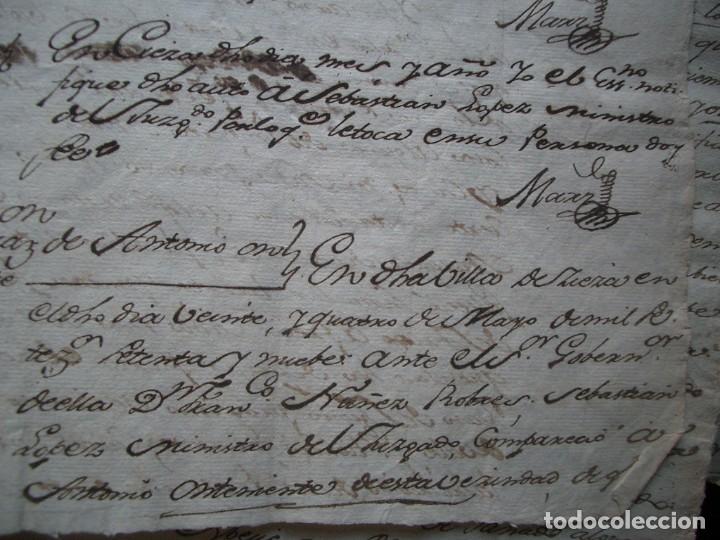 Manuscritos antiguos: Documento manuscrito de1779 referente a Hell&iacute;n, Albacete - Foto 18