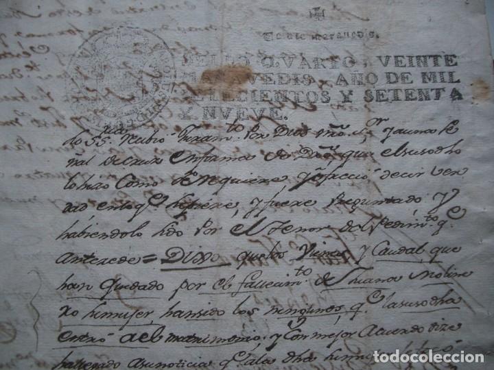 Manuscritos antiguos: Documento manuscrito de1779 referente a Hell&iacute;n, Albacete - Foto 19
