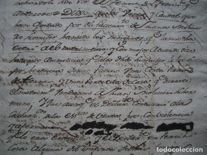 Manuscritos antiguos: Documento manuscrito de1779 referente a Hell&iacute;n, Albacete - Foto 20