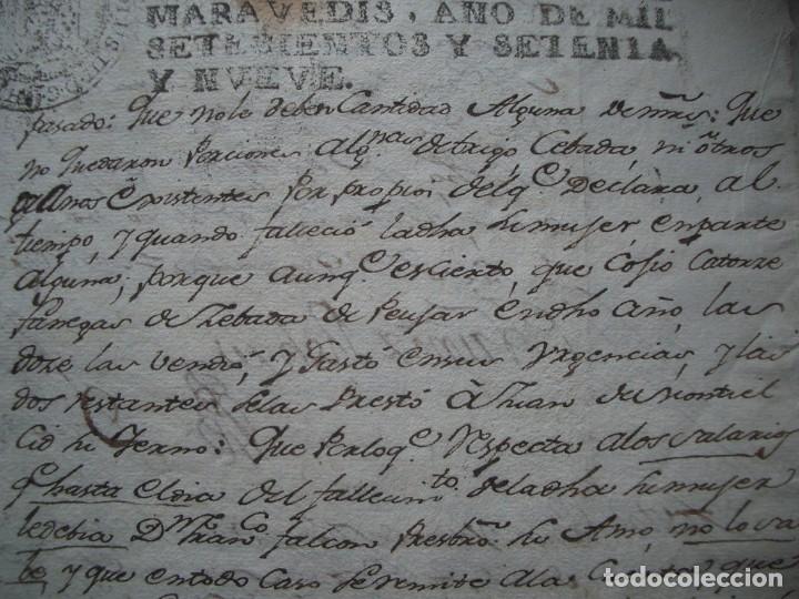 Manuscritos antiguos: Documento manuscrito de1779 referente a Hell&iacute;n, Albacete - Foto 22