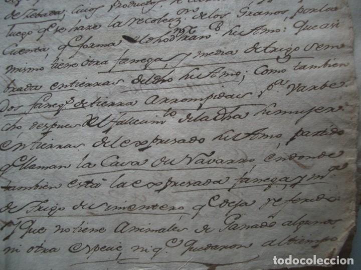 Manuscritos antiguos: Documento manuscrito de1779 referente a Hell&iacute;n, Albacete - Foto 24