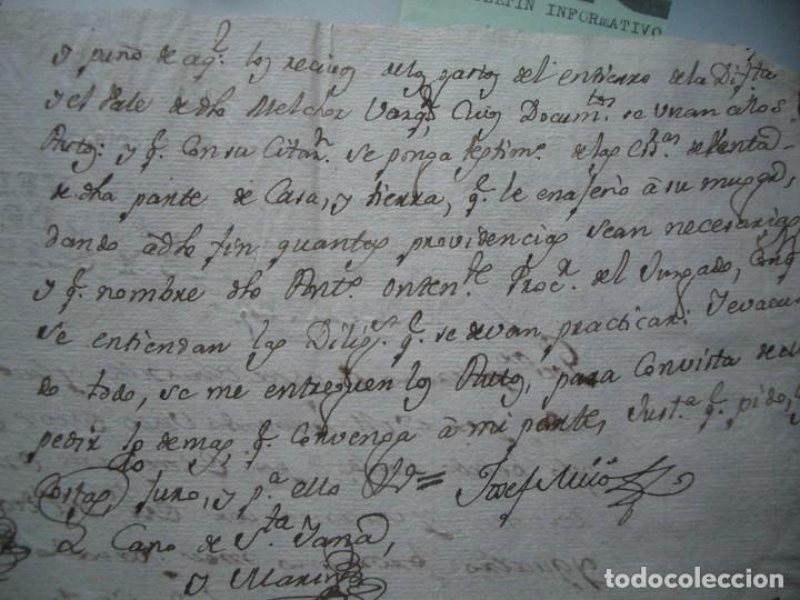 Manuscritos antiguos: Documento manuscrito de1779 referente a Hell&iacute;n, Albacete - Foto 42