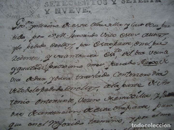Manuscritos antiguos: Documento manuscrito de1779 referente a Hell&iacute;n, Albacete - Foto 45