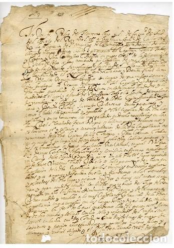 Manuscritos antiguos: ANTIGUO MANUSCRITO SIN FECHA DE GALICIA - Foto 1