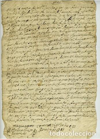 Manuscritos antiguos: DOCUMENTO ANTIGUO DE GALICIA MANUSCRITO - Foto 1
