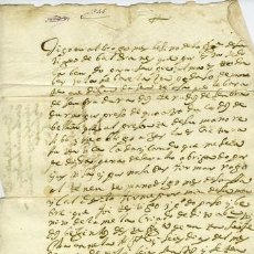 Manuscritos antiguos: ANTIGUO DOCUMENTO MANUSCRITO DE GALICIA. Lote 213495961