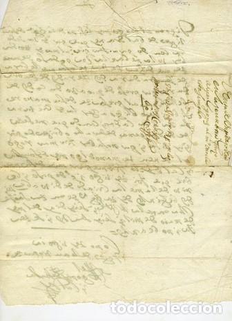 Manuscritos antiguos: ANTIGUO DOCUMENTO MANUSCRITO DE GALICIA - Foto 2