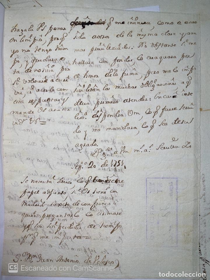Manuscritos antiguos: SEVILLA, 1751. MARQUES DE TABLANTES. VARIOS DOCUMENTOS. LEER - Foto 6