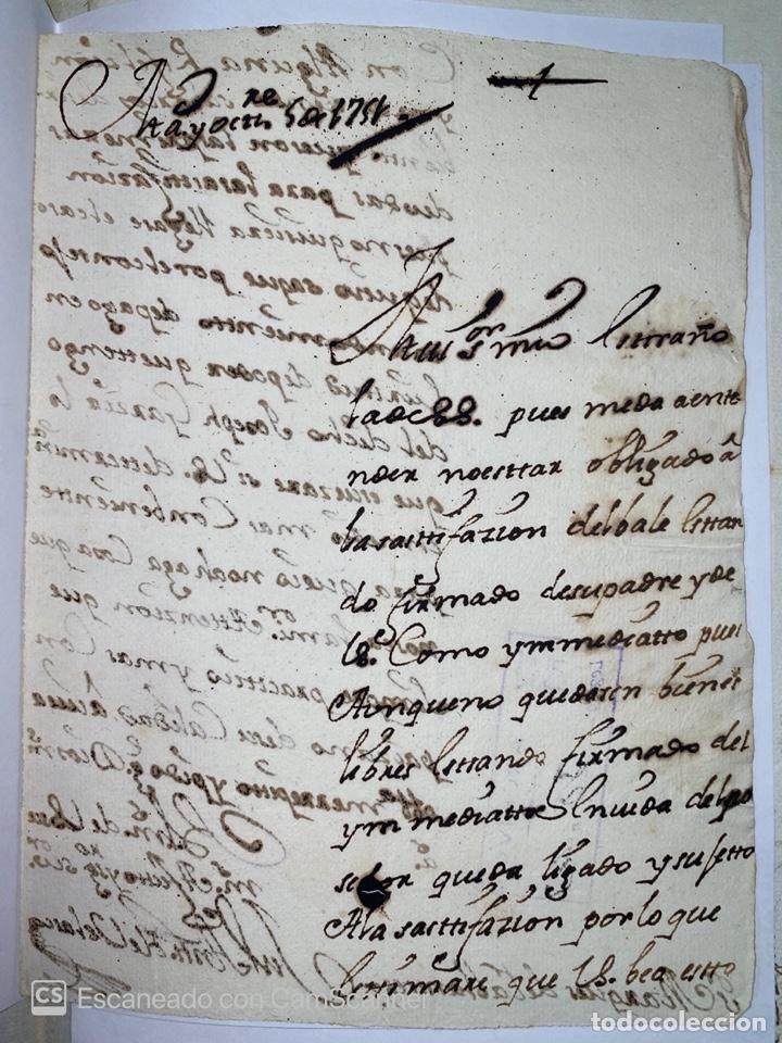 Manuscritos antiguos: SEVILLA, 1751. MARQUES DE TABLANTES. VARIOS DOCUMENTOS. LEER - Foto 9