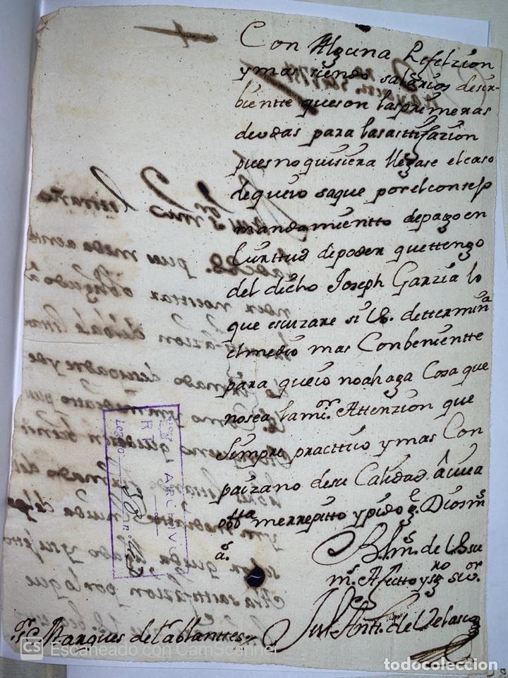 Manuscritos antiguos: SEVILLA, 1751. MARQUES DE TABLANTES. VARIOS DOCUMENTOS. LEER - Foto 10